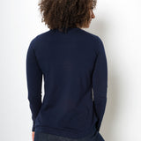 Pamela Heavy Tee | Women's Long Sleeve Crew Neck