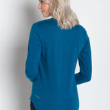 Pamela Heavy Tee | Women's Long Sleeve Crew Neck