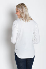 Pamela Heavy Tee | Women's Long Sleeve Crew Neck