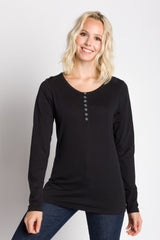 Virginia | Women's Crew Neck Henley