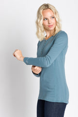Virginia | Women's Crew Neck Henley