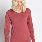 Virginia | Women's Crew Neck Henley