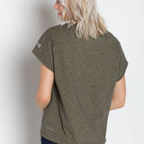 Marigold | Women's V-Neck Grindle Jersey Top