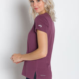 Vanessa Heavy Tee | Women's Anti-Stain Deep V-Neck T-Shirt