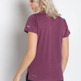 Vanessa Heavy Tee | Women's Anti-Stain Deep V-Neck T-Shirt
