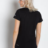 Vanessa Heavy Tee | Women's Anti-Stain Deep V-Neck T-Shirt