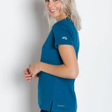 Vanessa Heavy Tee | Women's Anti-Stain Deep V-Neck T-Shirt