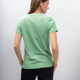 Scarlett | Women's Anti-Stain Linen Cotton Blend V-Neck T-Shirt