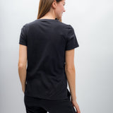 Scarlett | Women's Anti-Stain Linen Cotton Blend V-Neck T-Shirt