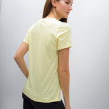 Scarlett | Women's Anti-Stain Linen Cotton Blend V-Neck T-Shirt