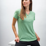 Natalie | Women's Anti-Stain Linen Cotton Blend Henley Top