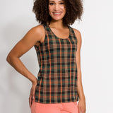 Meghan | Women's Stain Resistant Long Gauze Tank Top