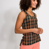 Meghan | Women's Stain Resistant Long Gauze Tank Top