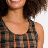 Meghan | Women's Stain Resistant Long Gauze Tank Top