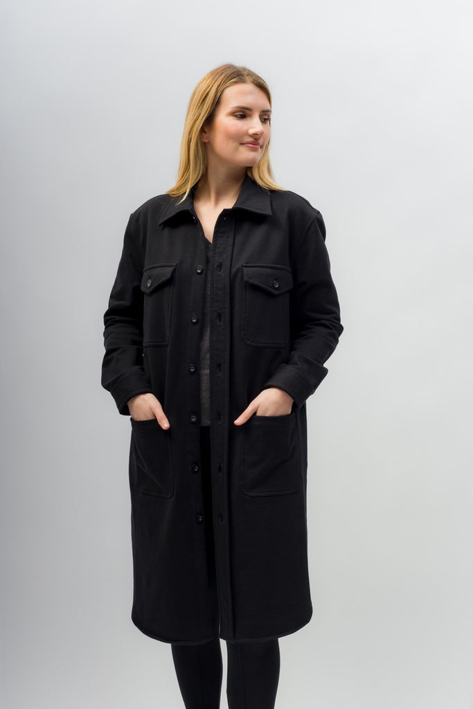 Giana D Womens Jacket in Black Grey Camo