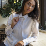 Aloe | Women's Long Sleeve Linen Shirt