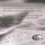 Hannah - Ably Apparel 100% Cotton | Repels Liquid, Odors and Stains